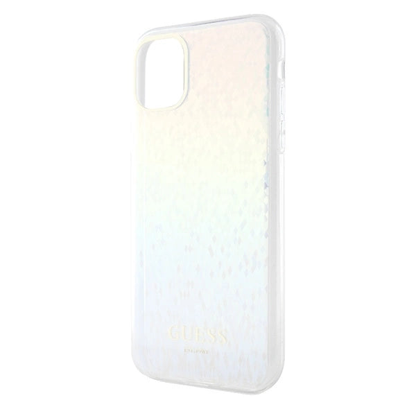 Guess IML Faceted Mirror Disco Iridescent case for iPhone 11 / Xr - multicolor_5