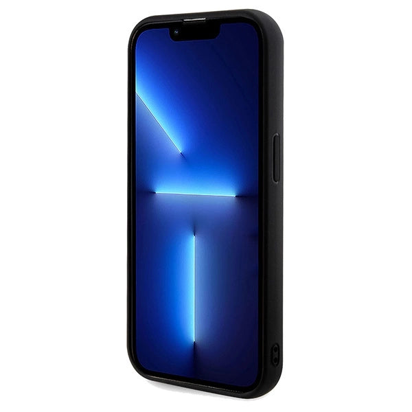 Guess Sequin Script Metal case for iPhone 14 Pro - black_4