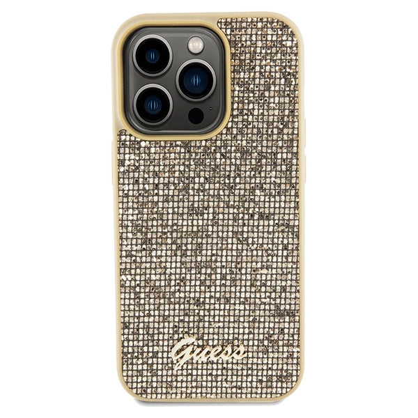 Guess Disco Metal Script case for iPhone 14 Pro Max - gold_2