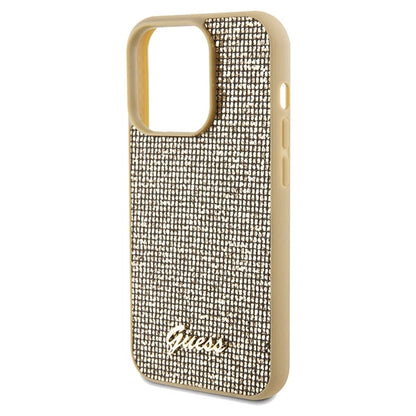 Guess Disco Metal Script case for iPhone 14 Pro Max - gold_5