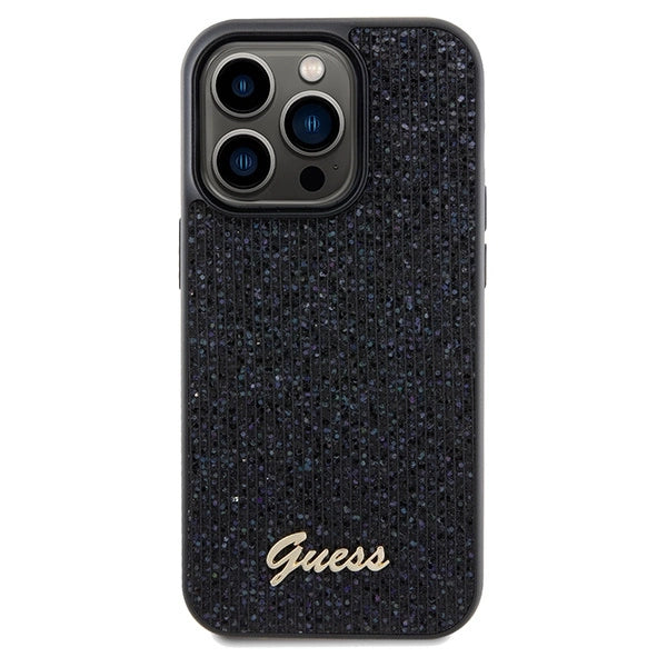 Guess Disco Metal Script case for iPhone 14 Pro Max - black_2