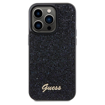 Guess Disco Metal Script case for iPhone 14 Pro Max - black_2