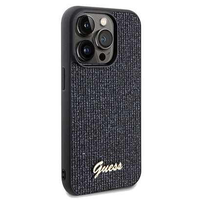 Guess Disco Metal Script case for iPhone 14 Pro Max - black_3