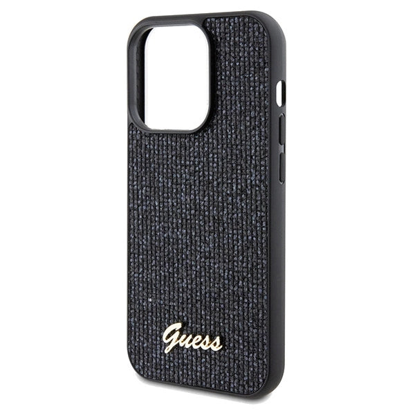 Guess Disco Metal Script case for iPhone 14 Pro Max - black_5