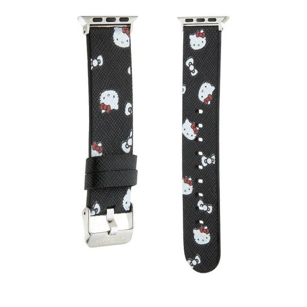 Hello Kitty Heads &amp; Bows Pattern Strap for Apple Watch 38/40/41mm - Black_2