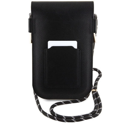Hello Kitty Leather Hiding Kitty Cord bag - black_3