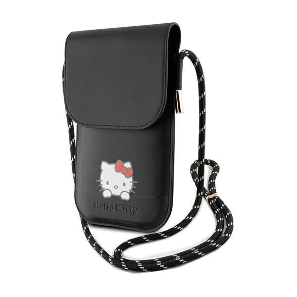 Hello Kitty Leather Daydreaming Cord bag - black_0