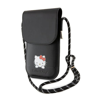 Hello Kitty Leather Daydreaming Cord bag - black_0