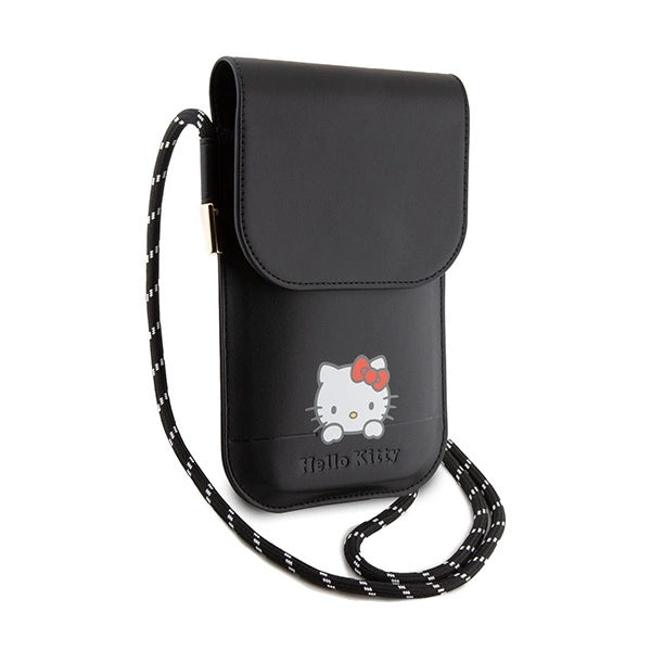 Hello Kitty Leather Daydreaming Cord bag - black_2