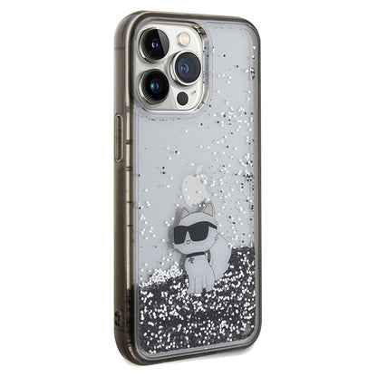 Karl Lagerfeld Liquid Glitter Choupette case for iPhone 13 Pro Max - transparent_3