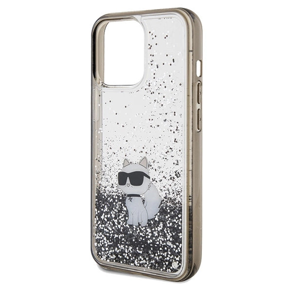 Karl Lagerfeld Liquid Glitter Choupette case for iPhone 13 Pro Max - transparent_5