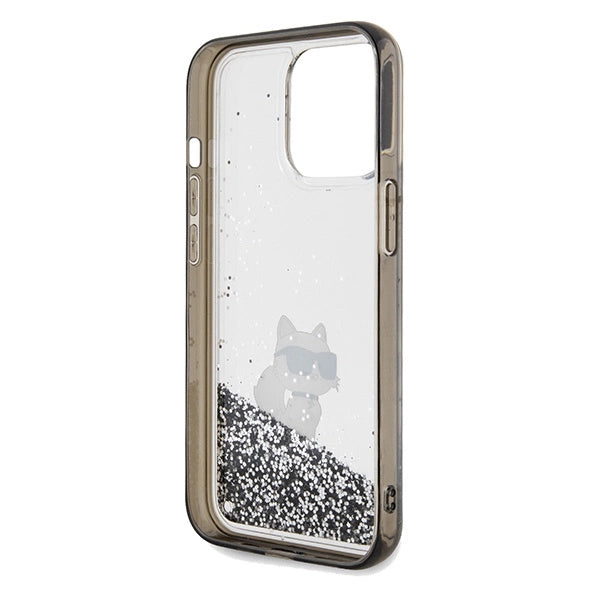 Karl Lagerfeld Liquid Glitter Choupette case for iPhone 13 Pro Max - transparent_6