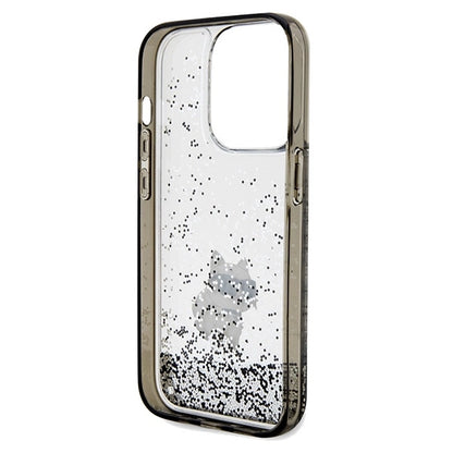 Karl Lagerfeld Liquid Glitter Choupette case for iPhone 14 Pro Max - transparent_6