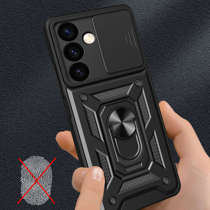Hybrid Armor Camshield armored case for Samsung Galaxy S24+ with camera cover - black_6
