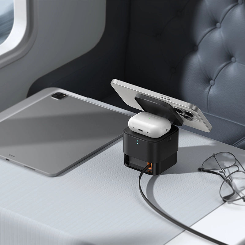 Baseus BS-W531 MagSafe / Qi USB-C 20W wireless charger - black_9