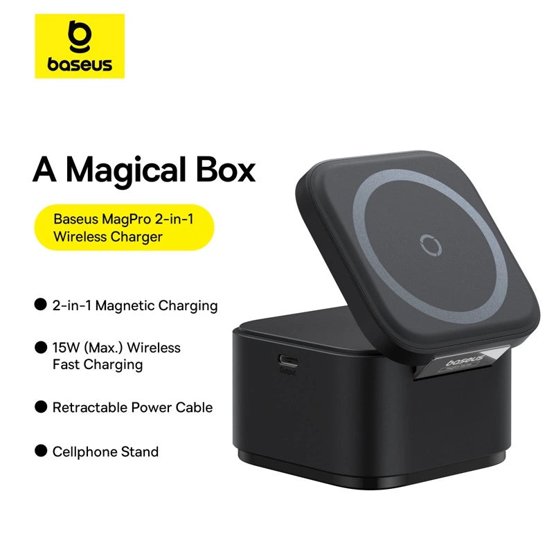 Baseus BS-W531 MagSafe / Qi USB-C 20W wireless charger - black_11