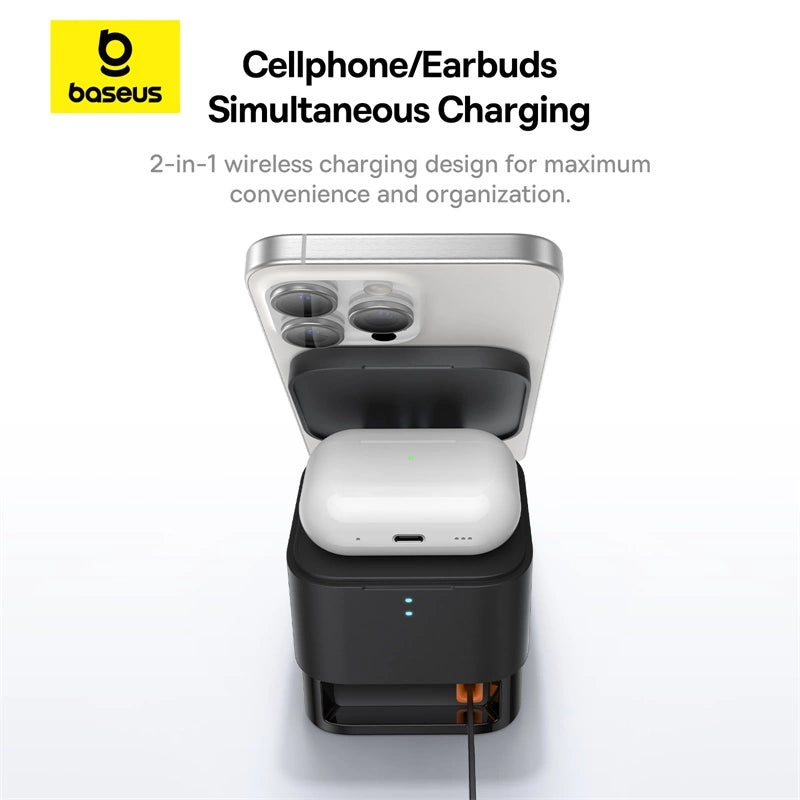 Baseus BS-W531 MagSafe / Qi USB-C 20W wireless charger - black_12
