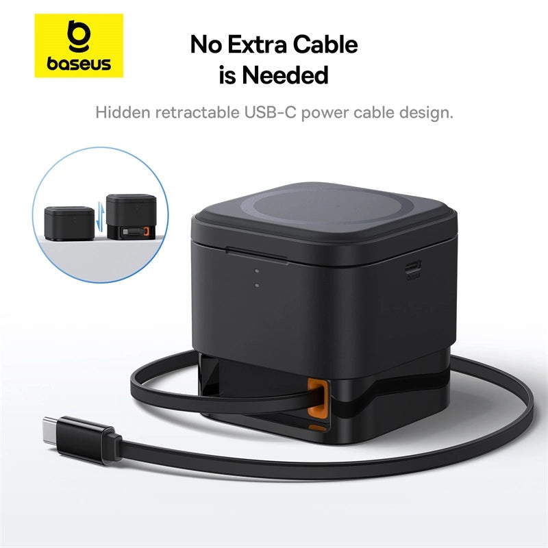 Baseus BS-W531 MagSafe / Qi USB-C 20W wireless charger - black_14