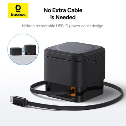 Baseus BS-W531 MagSafe / Qi USB-C 20W wireless charger - black_14