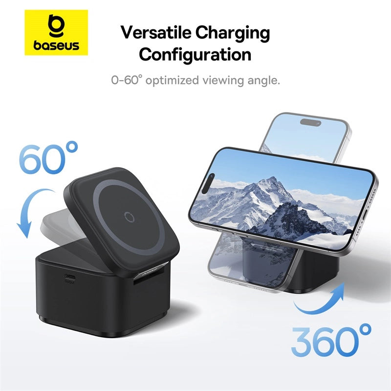 Baseus BS-W531 MagSafe / Qi USB-C 20W wireless charger - black_16