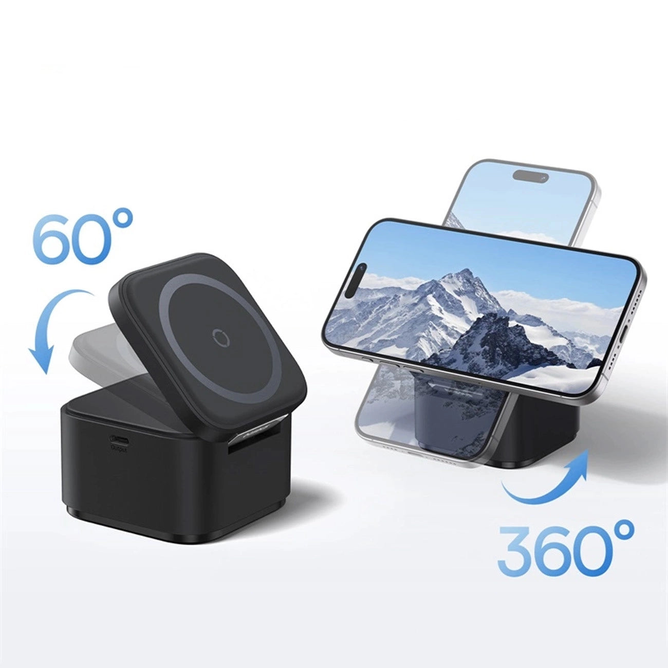 Baseus BS-W531 MagSafe / Qi USB-C 20W wireless charger - black_17