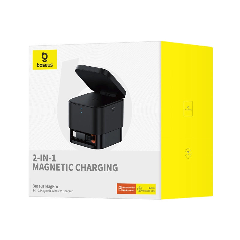Baseus BS-W531 MagSafe / Qi USB-C 20W wireless charger - black_6