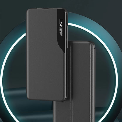 Eco Leather View Case for Samsung S24+ with flap - black_1