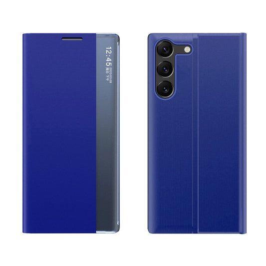 New Sleep View Case Samsung A05S Blue_0