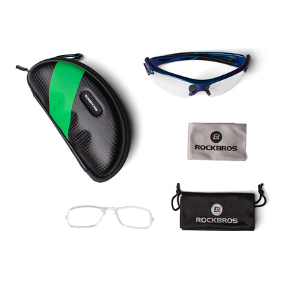 Rockbros 10069 photochromic UV400 cycling glasses - blue_2