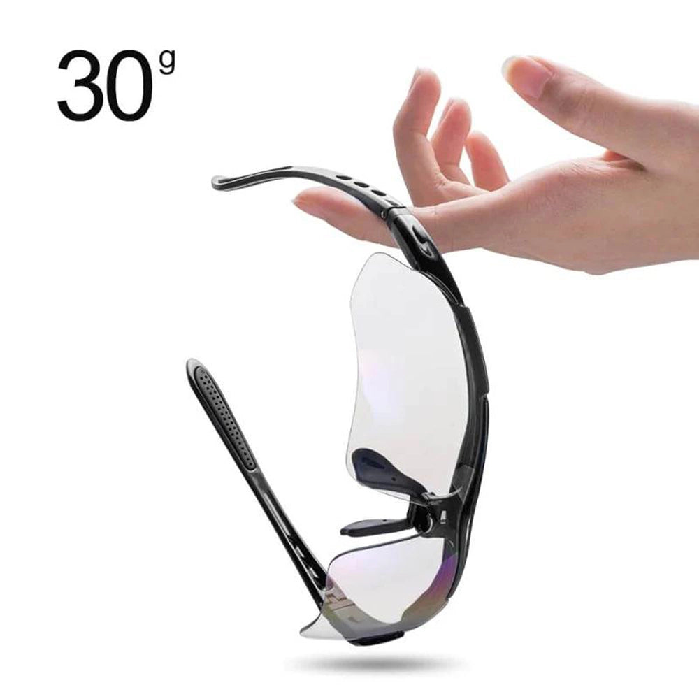 Rockbros 10141 photochromic UV400 cycling glasses - red_3