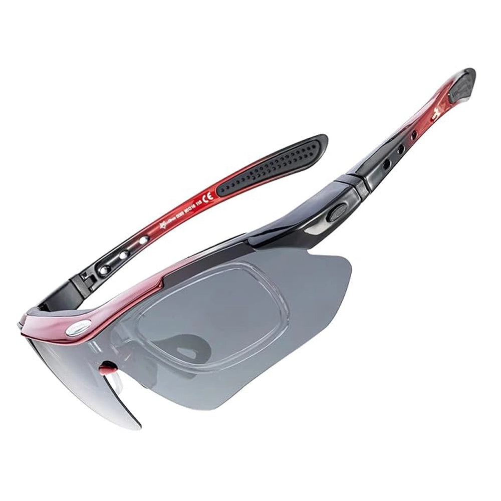 Rockbros 10141 photochromic UV400 cycling glasses - red_1