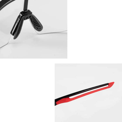 Rockbros 10173 photochromic UV400 cycling glasses - black and red_2