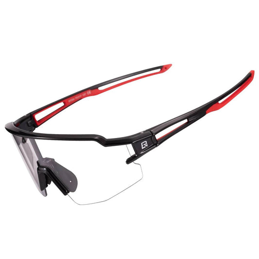 Rockbros 10173 photochromic UV400 cycling glasses - black and red_0