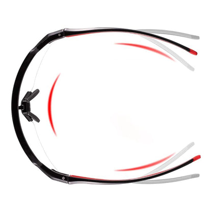 Rockbros 10173 photochromic UV400 cycling glasses - black and red_1