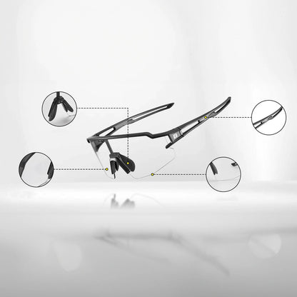 Rockbros 10175 photochromic UV400 cycling glasses - black_3