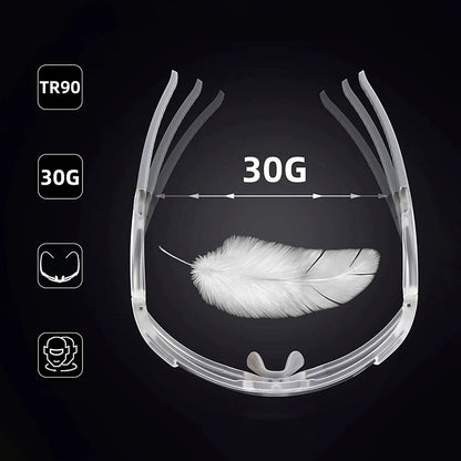 Rockbros SP291 photochromic UV400 cycling glasses - white_1