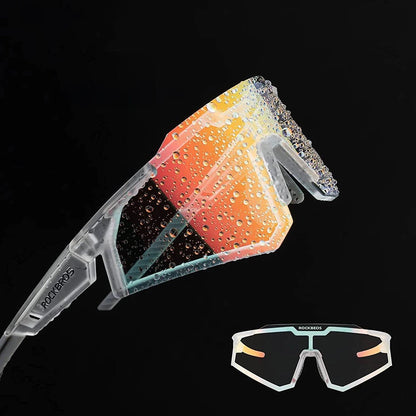 Rockbros SP291 photochromic UV400 cycling glasses - white_5