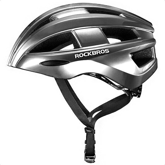 Rockbros ZK-013TI Bike Helmet Universal Size 55-60cm - Gray_0