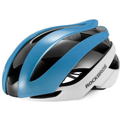 Rockbros bicycle helmet 10110004003 size L - blue and white_0