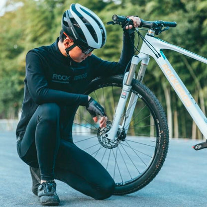 Rockbros 10110004002 bicycle helmet, size M - white and black_4