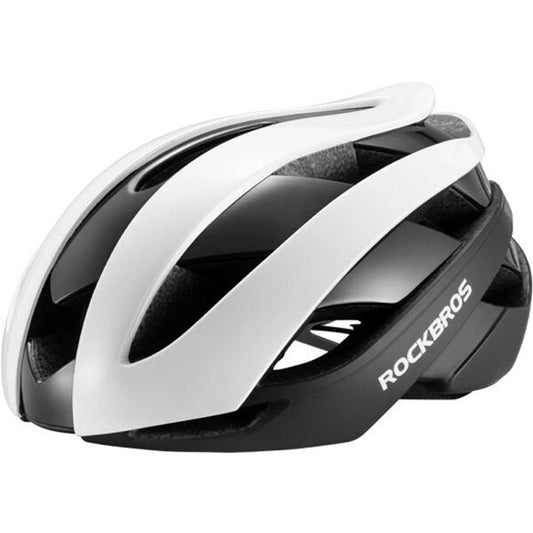 Rockbros 10110004002 bicycle helmet, size M - white and black_0
