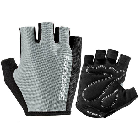 Rockbros S099GR cycling gloves, size XL - gray_0