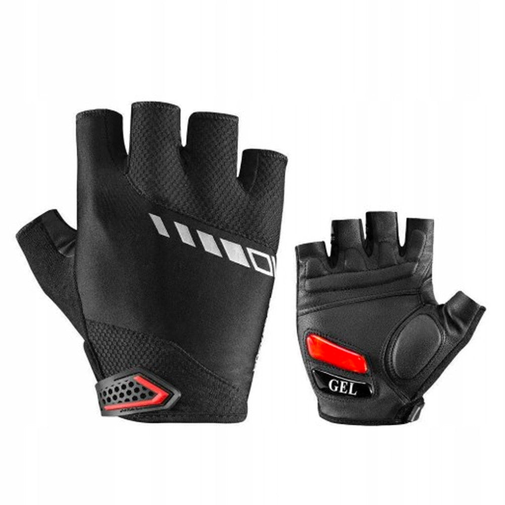 Rockbros S143-BK M cycling gloves with gel inserts - black_1