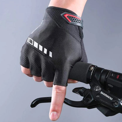 Rockbros S143-BK M cycling gloves with gel inserts - black_6