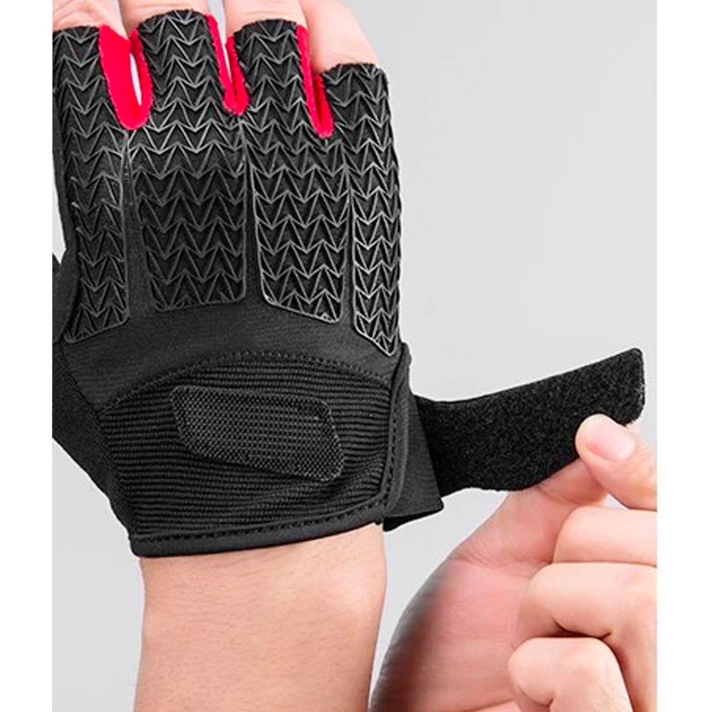 Rockbros S169BR XL cycling gloves with gel inserts - black and red_7