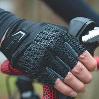 Rockbros S169BGR L cycling gloves with gel inserts - gray_5