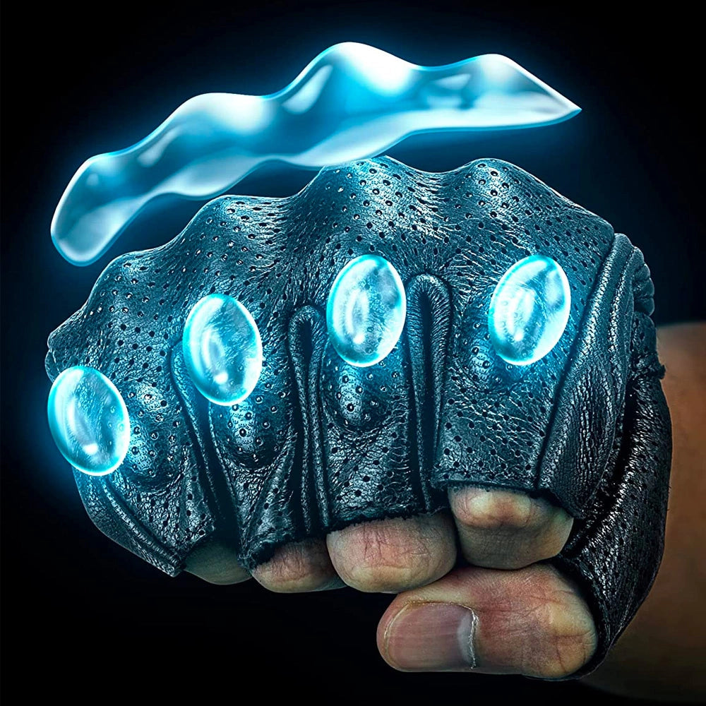 Rockbros 16220006004 XL leather motorcycle gloves - black_2