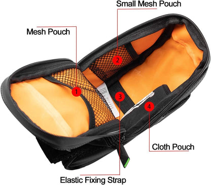 Rockbros C7-1 waterproof bicycle bag with saddle mounting 1.5l - black_9