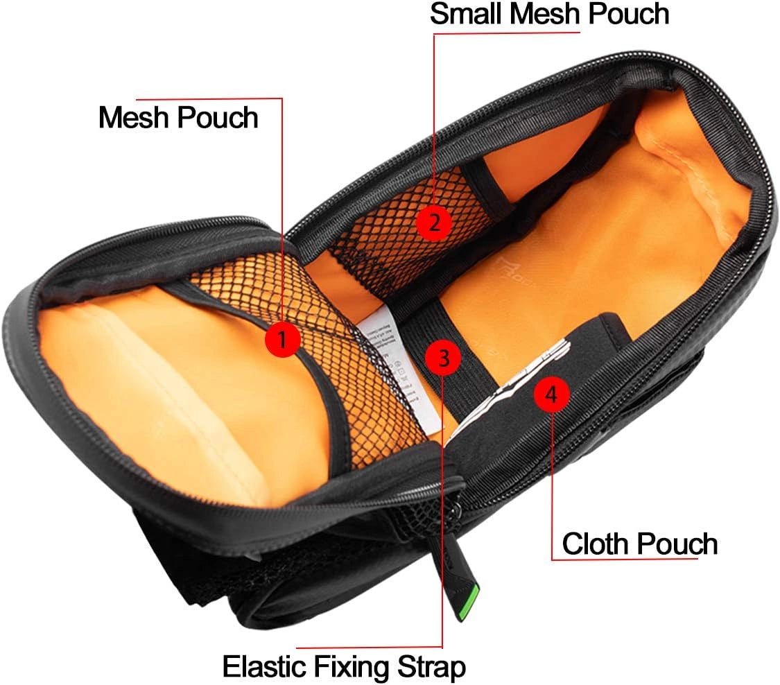 Rockbros C7-1 waterproof bicycle bag with saddle mounting 1.5l - black_9