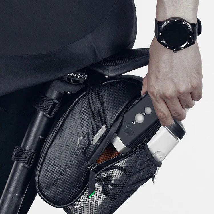 Rockbros C7-1 waterproof bicycle bag with saddle mounting 1.5l - black_6